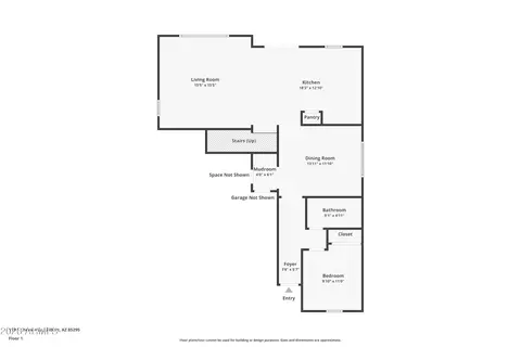 Floorplan - 119 E Chelsea Ln, Gilbert, AZ 85295 photo 1 of 2