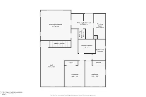 Floorplan - 119 E Chelsea Ln, Gilbert, AZ 85295 photo 2 of 2