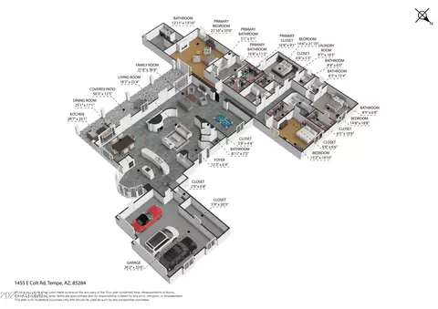 Floorplan - 1455 E Colt Rd, Tempe, AZ 85284 photo 1 of 4