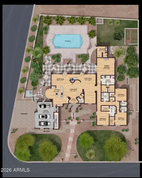 Floorplan - 1455 E Colt Rd, Tempe, AZ 85284 photo 3 of 4