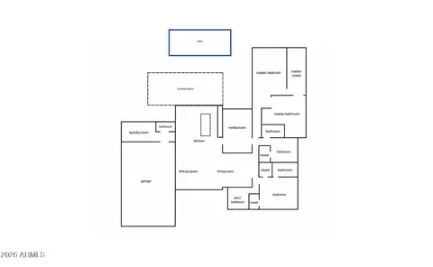 Floorplan - 4645 E Mulberry Dr, Phoenix, AZ 85018 photo 1 of 1