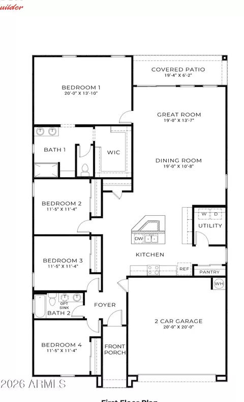 Floorplan - 10286 S Desert View Dr, Apache Junction, AZ 85120 photo 1 of 1