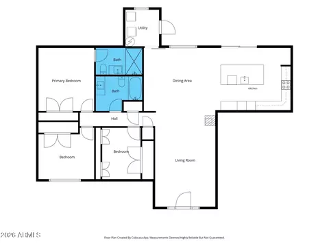 Floorplan - 1341 E Orchid Ln, Phoenix, AZ 85020 photo 2 of 2