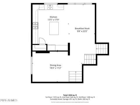 Floorplan - 66 E Julian Dr, Gilbert, AZ 85295 photo 3 of 8