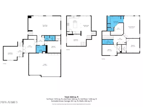 Floorplan - 66 E Julian Dr, Gilbert, AZ 85295 photo 7 of 8
