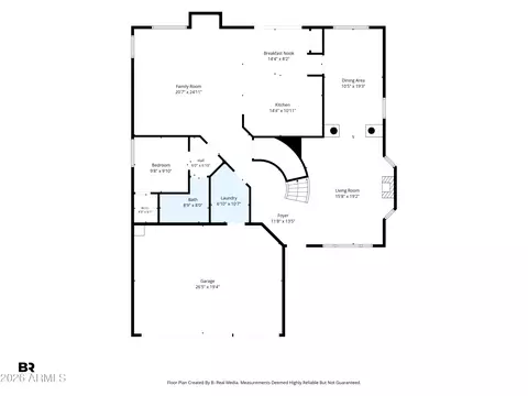Floorplan - 716 S Cardinal St, Gilbert, AZ 85296 photo 1 of 3
