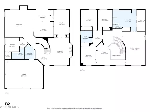 Floorplan - 716 S Cardinal St, Gilbert, AZ 85296 photo 3 of 3