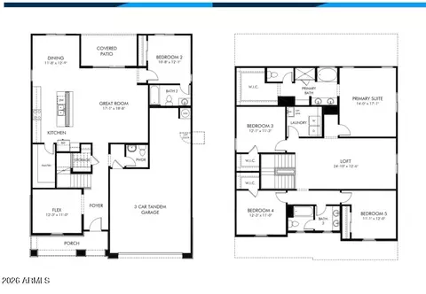 Floorplan - 280 W Flatiron Trl, Apache Junction, AZ 85120 photo 1 of 1