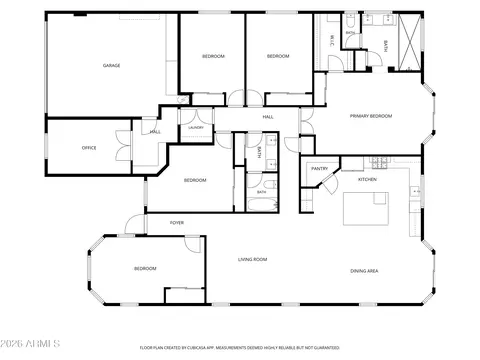 Floorplan - 7703 E Sayan St, Mesa, AZ 85207 photo 1 of 1