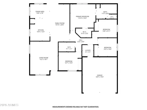 Floorplan - 2871 E Morgan Dr, Gilbert, AZ 85295 photo 2 of 2