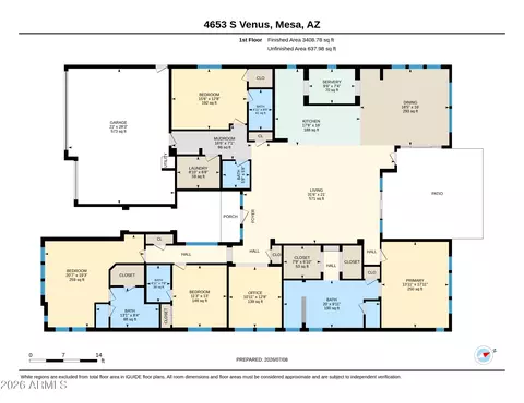 Floorplan - 4653 S Venus --, Mesa, AZ 85212 photo 1 of 1