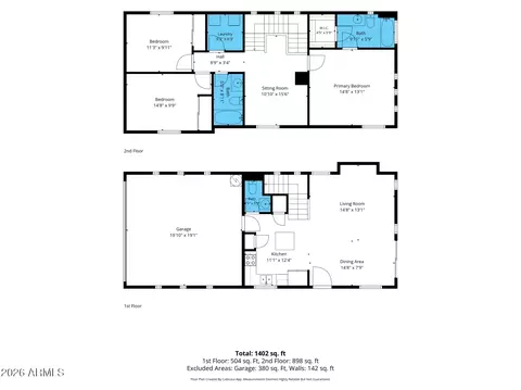 Floorplan - 1322 E Dunbar Dr, Phoenix, AZ 85042 photo 5 of 8