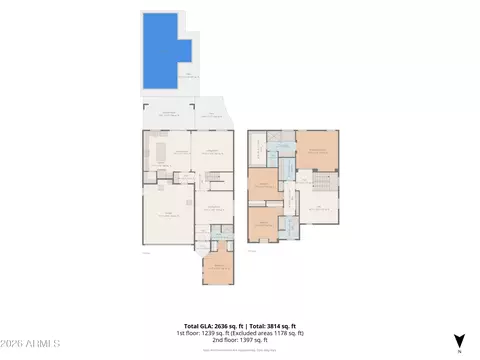 Floorplan - 10213 E Sable Ave, Mesa, AZ 85212 photo 1 of 6