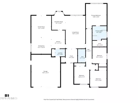 Floorplan - 739 S Cholla St, Gilbert, AZ 85233 photo 1 of 1