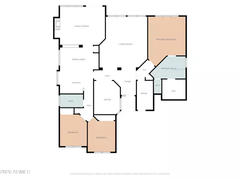 Floorplan - 4236 E Millbrae Ln, Gilbert, AZ 85234 photo 1 of 1