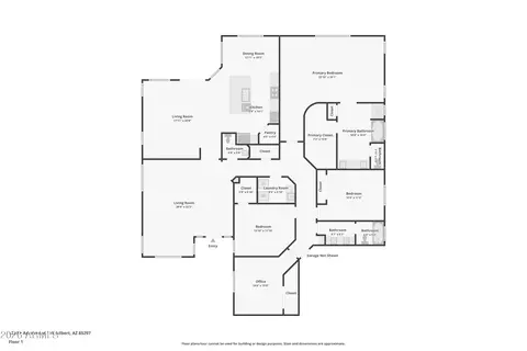 Floorplan - 1228 E Arrowhead Trl, Gilbert, AZ 85297 photo 1 of 1