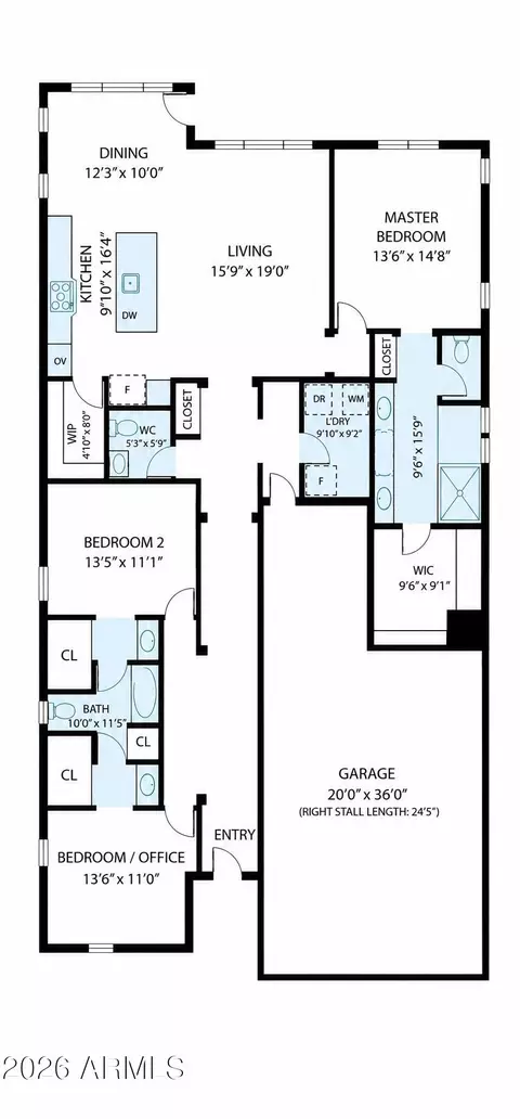 Floorplan - 10538 E Simone Ave, Mesa, AZ 85212 photo 1 of 1