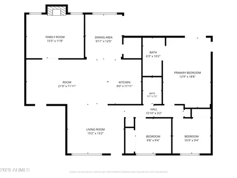 Floorplan - 2254 W Wethersfield Rd, Phoenix, AZ 85029 photo 1 of 1