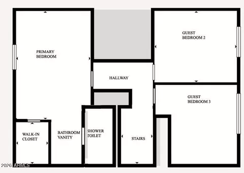 Floorplan - 2868 E Clarendon Ave, Phoenix, AZ 85016 photo 1 of 1