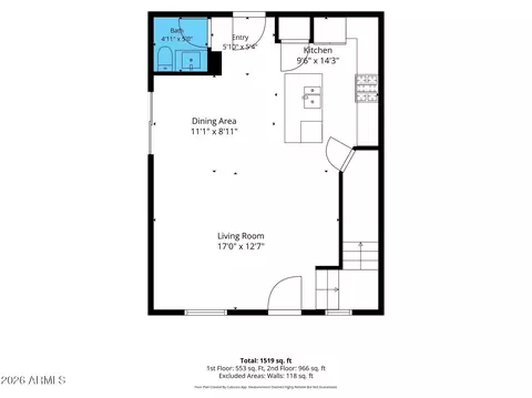 Floorplan - 8319 E Irwin Ave, Mesa, AZ 85209 photo 7 of 8