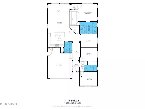 Floorplan - 2688 E Daniel Dr, Gilbert, AZ 85298 photo 1 of 2