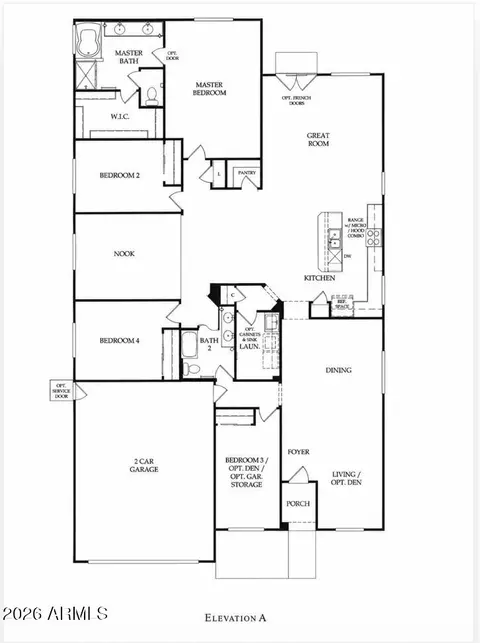 Floorplan - 3918 E Rockingham Rd, Phoenix, AZ 85050 photo 1 of 1