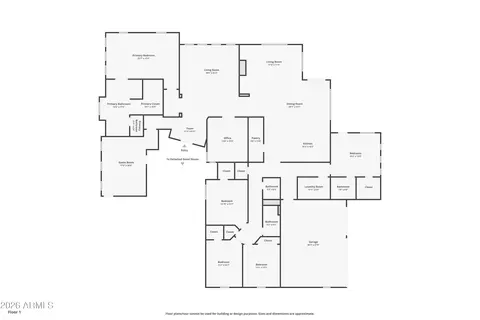 Floorplan - 2889 E Page Ct, Gilbert, AZ 85234 photo 1 of 1