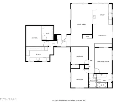 Floorplan - 2913 W Madras Ln, Phoenix, AZ 85053 photo 1 of 1