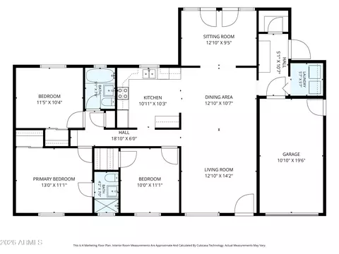 Floorplan - 3323 E Palm Ln, Phoenix, AZ 85008 photo 1 of 1