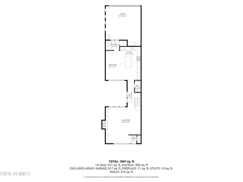 Floorplan - 1902 E Medlock Dr, Phoenix, AZ 85016 photo 1 of 3