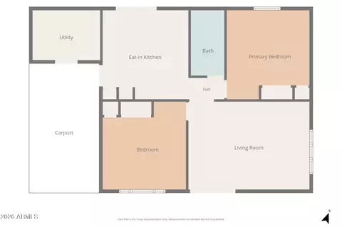 Floorplan - 7714 W Mitchell Dr, Phoenix, AZ 85033 photo 1 of 1