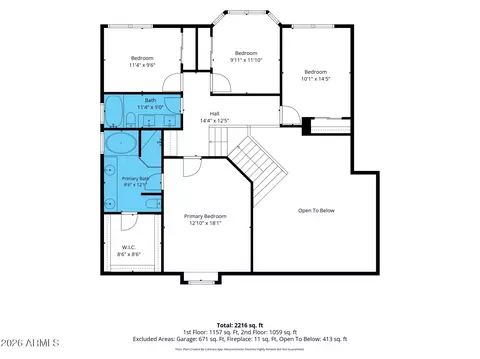 Floorplan - 6522 Encanto St, Mesa, AZ 85205 photo 1 of 1