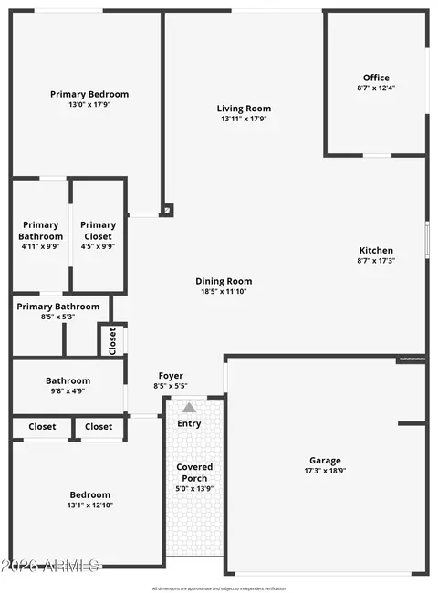 Floorplan - 1709 E Frier Dr, Phoenix, AZ 85020 photo 1 of 1