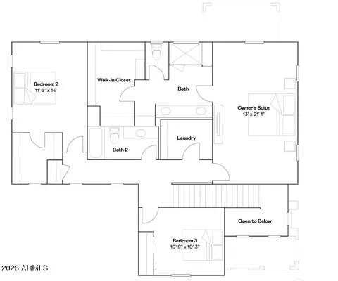 Floorplan - 10268 S Flume Trl, Apache Junction, AZ 85120 photo 2 of 2