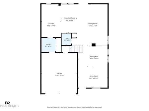 Floorplan - 1832 E Parkside Ln, Phoenix, AZ 85024 photo 1 of 2