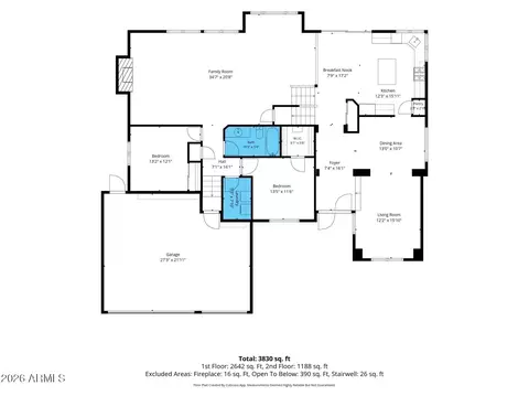 Floorplan - 3530 E Caballero St, Mesa, AZ 85213 photo 5 of 6