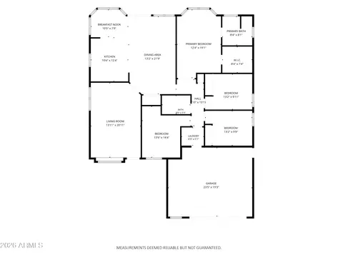 Floorplan - 4154 E Alder Ave, Mesa, AZ 85206 photo 1 of 1