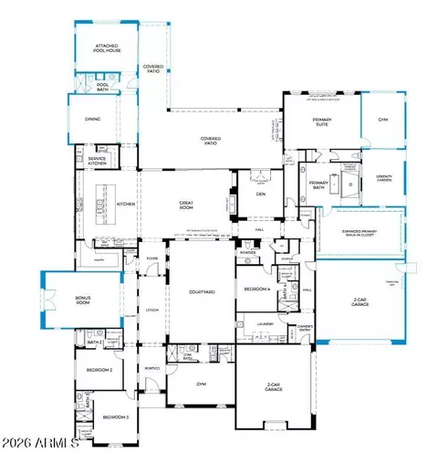 Floorplan - 4041 E Mountain View Rd, Phoenix, AZ 85028 photo 1 of 1