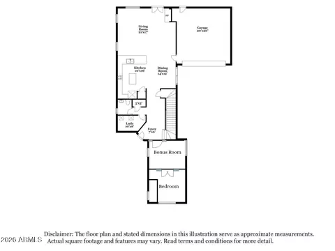 Floorplan - 3817 E Frances Ln, Gilbert, AZ 85295 photo 1 of 2