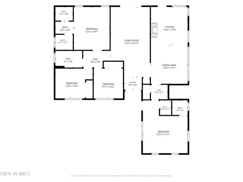 Floorplan - 7130 N 23rd Ave, Phoenix, AZ 85021 photo 2 of 2