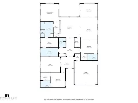 Floorplan - 10704 E Thatcher Ave, Mesa, AZ 85212 photo 1 of 1