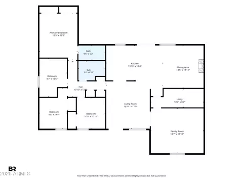 Floorplan - 4832 N 63rd Dr, Phoenix, AZ 85033 photo 1 of 1