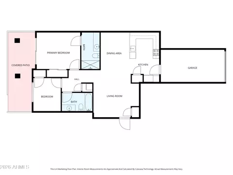 Floorplan - 7820 E Baseline Rd #103, Mesa, AZ 85209 photo 1 of 2