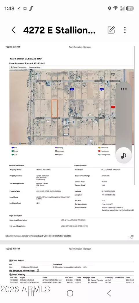4272 E Stallion Dr #42, Eloy, AZ 85131