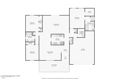 Floorplan - 7259 Edgewood Ave, Mesa, AZ 85208 photo 1 of 1