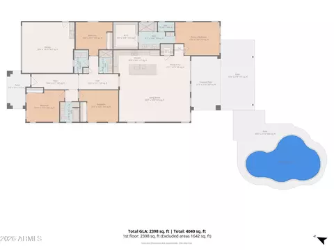Floorplan - 9847 E Resistance Ave, Mesa, AZ 85212 photo 2 of 2