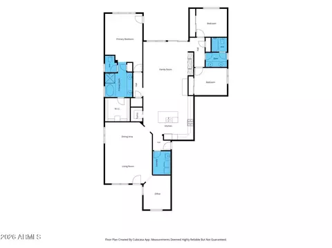 Floorplan - 2526 E Tonto Dr, Gilbert, AZ 85298 photo 1 of 1