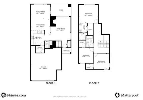 Floorplan - 609 N Granite St, Gilbert, AZ 85234 photo 1 of 2