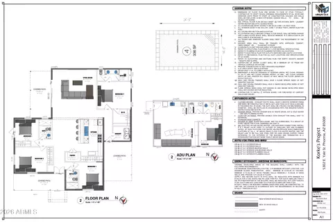 Floorplan - 5302 E Yale St, Phoenix, AZ 85008 photo 2 of 2
