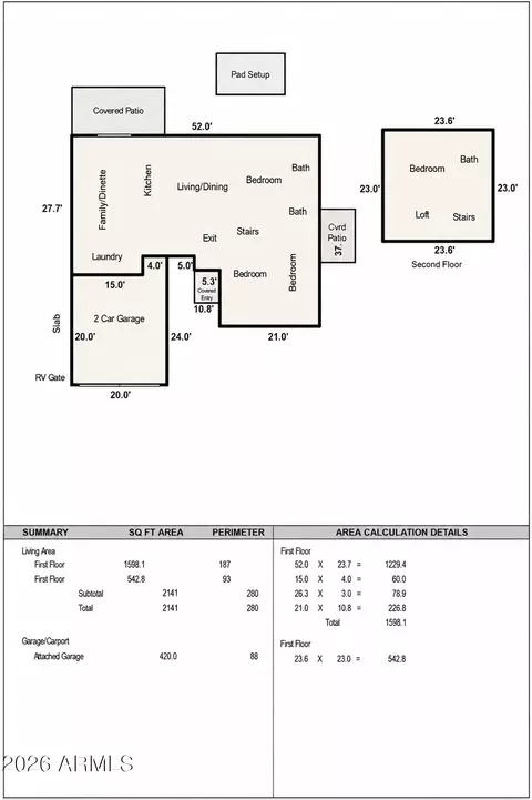 Floorplan - 1664 W Keating Ave, Mesa, AZ 85202 photo 1 of 2